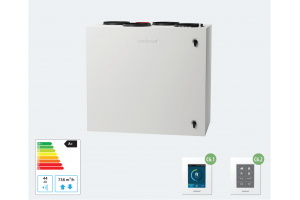 Rekuperatorius Komfovent Domekt-R-700-V-C6M, rotacinis kondensacinis, automatika C6M, dešininis, su el. šildytuvu, be valdymo pulto, F7/M5 Vertikalus R-700-V-R1-F7/M5-C6M-L/A Rekuperatorius Komfovent Domekt-R-700-V-C6M, rotacinis kondensacinis, automatika C6M, dešininis, su el. šildytuvu, be valdymo pulto, F7/M5 Vertikalus R-700-V-R1-F7/M5-C6M-L/A